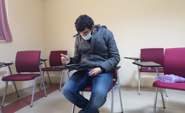 Mehmet öğretmen odasına kavuştu